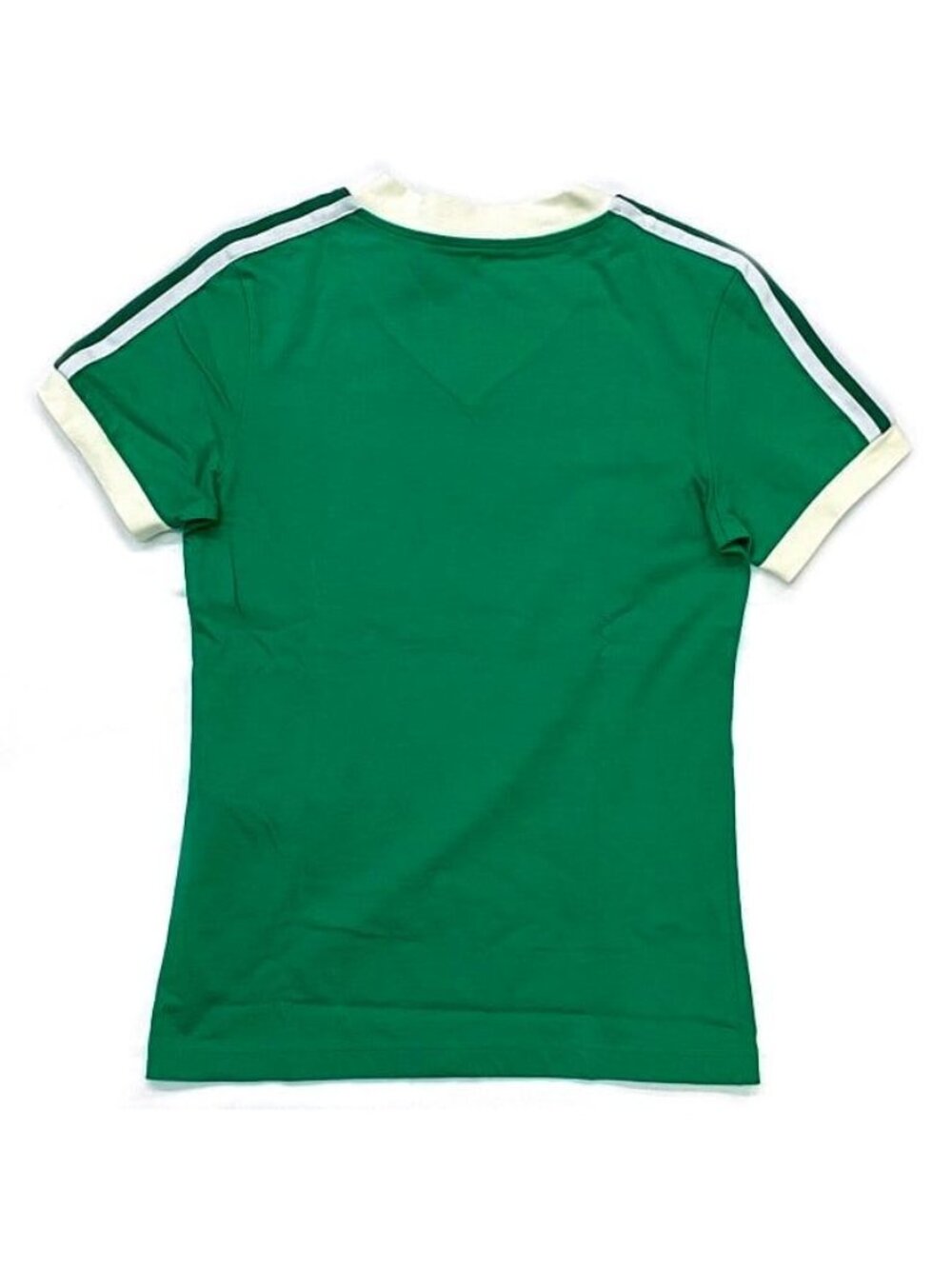 Gucci Adidas T-Shirt Green White Trefoil - Picture 2 of 6